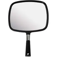 Markenlos – Vierkante mini make-upspiegel 12x vergroting, compacte reisspiegel voor handtas