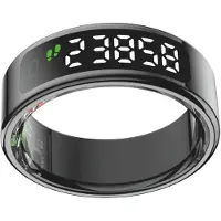 NOLATR Smart Ring ELITE VUE Black - Size 7