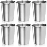 Famanu - Roestvrijstalen drinkbeker – campingbeker 250 ml – hoogwaardige beker van roestvrij staal – reisbeker breukvast en BPA-vrij