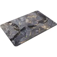 Famanu - Badmat 40 x 60 cm, Antislip Badkamermat, Super Absorberend, Sneldrogend, Badmatten voor Badkamerdeuren, Woonkamer, Wasbaar, Badkamer Acc