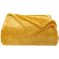 Famanu - Decoratieve fleece deken - warm en veelzijdig - 1 stuk - 125x150 cm - 100% polyester