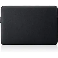Famanu - 14 inch zwarte laptophoes met waterbestendige afwerking en zachte voering, slanke beschermtas