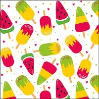 Ambiente Lunch Servetten Popsicles - - 33x33 cm