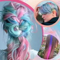 Famanu - Highlightkap met verstelbare kleuren, 15 strengen, geschikt voor salon en thuisgebruik – Roze