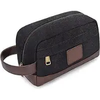 Famanu – Reistas voor heren en dames - Canvas Toilettas van Waterbestendig Veganistisch Materiaal - Ophangbare Dopp Kit Scheertas voor Toiletartikelen Accessoires