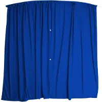 Famanu - Gordijnset cabine, zonwerend en verduisterend - Blauw