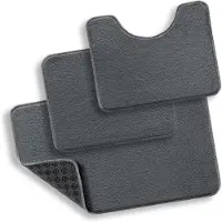 Famanu – Badmatset - antislip - wasbaar - badmat voor de badkamer - badmatten en badmatten - sneldrogend