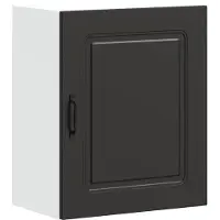 vidaXL Keuken Wandkast "Kalmar" Zwart Geengineerd Hout