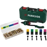Parkside Moerentang met 150 moeren - Ideaal voor het klinken van moeren - Voor het aanbrengen van een verzinkingsgat door het klinken van moeren