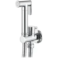 Markenlos Bidetarmatuur: modern design, verchroomd, met wateraansluiting
