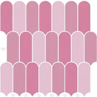 vidaXL Veer Tegel 50 st Roze 30 x 30 cm Polyurethaan en PET