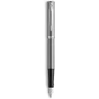 Waterman Impression Vulpen | Medium Vulpunt met Blauwe Inktvulling | Roestvrij Staal met Goudkleurige Afwerking | Geschenkdoos