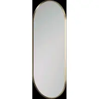Balmani Auro ovale toiletspiegel Brushed Champagne Gold 35 x 80 cm