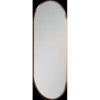 Balmani Auro ovale toiletspiegel Brushed Rosegold 35 x 80 cm