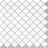 vidaXL Lanturn Tegel 50 st Wit 27 x 27 cm Polyurethaan en PET