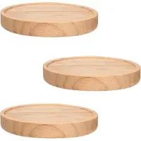 Famanu - Stijlvolle Ronde Wandplanken Set van 3 voor Diverse Ruimtes in Huis