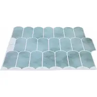 vidaXL Veer Tegel 10 st Groen 30 x 30 cm Polyurethaan en PET