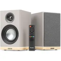 Audizio HiFi speakers - KS12 - Actieve speakerset - HDMI en Bluetooth - Ambient light - 80W - Grijs