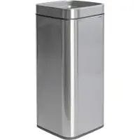 MAUL 9503094 Afvalbak 30 l RVS (b x h x d) 253 x 614 x 253 mm RVS 1 stuk(s)
