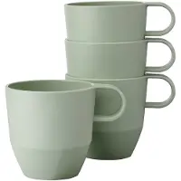 Mepal mok Silueta - 4x 300 ml - Koffiebeker - Nordic sage