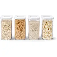 Mepal Modula set bewaardozen - 4x 1500 ml - Voorraaddoos - Wit