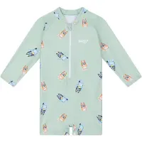 Swim Essentials - Jongens Zwempak 6-12 maanden - 74/80 - Groen - Bluey - Baby