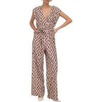 ONLY Onlmaine s/l jumpsuit jrs birch/brick red(main