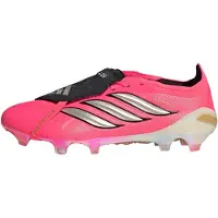 Adidas Predator Elite FT Gras Voetbalschoenen (FG) Felroze Zilvergrijs Zwart Goud
