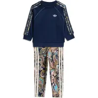 Adidas Originals Set 'adidas x Liberty London Oversized Crew and Tights' marine / hemelsblauw / pueblo / rosé
