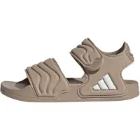 Adidas Open schoenen 'Adilette' kaki / wit