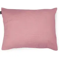Famanu - Mousseline kussensloop 30x50 cm retro roze, double gauze biologisch katoen, Oeko-Tex en GOTS, zacht voor kinderkussen