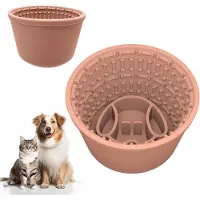 Famanu – Anti-schrokbak voor honden - groot - anti-schrokbak - siliconen vatvorm - draagbak voor honden tot 100 graden - vaatwasmachinebestendig - gezond eten - stopt opgeblazen gevoel (vlees)