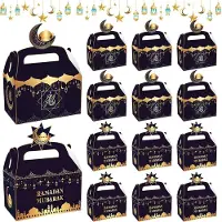 Famanu – Ramadan zakjes set - Eid Mubarak cadeauzakjes - kalenderzakjes - snoepzakjes - herbruikbaar - tafeldecoratie - kleurrijk en feestelijk