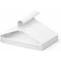 Famanu – Plastic antislip kleerhangers, set van 20, lichtgewicht en ruimtebesparend voor dagelijks gebruik