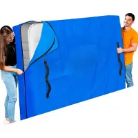 Famanu - Matrashoes heavy duty kingsize voor verhuizen en opslag met handgrepen