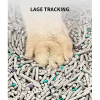 Famanu – 5-in-1 Gemengd Kattenbakbakvulling - Afwasbaar - Geurvrij - Actieve Kool - Extreem Absorberend en Sneldrogend Tofu Kattenbakvulling (Vier Tassen)