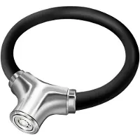 Markenlos Fietsslot, robuust en draagbaar, met sleutel en cijfercombinatie - 30 cm