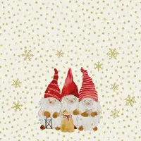 Ppd Lunch servetten - Stars & Snowflakes