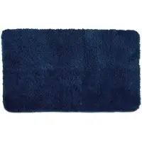 Famanu – Badkamer Tapijt Blauw - Badmat kan gecombineerd worden tot een set - Antislip & Maschinewasbaar - Toiletmat 60 x 100 cm