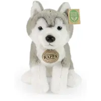 Rappa Eco Friendly Serie - Pluchen Husky - 23 cm - Zacht Pluche - Milieuvriendelijk
