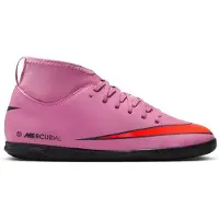 Nike Jr. Mercurial Superfly 10 Club high top zaalvoetbalschoenen voor kleuters/kids - Roze | Maat