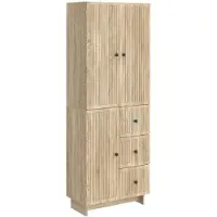 vidaXL - Kast - Set - 2 - pcs - 66 - x - 34,5 - x - 90 - cm - Bewerkt - hout