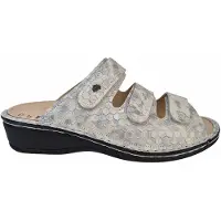 Finn Comfort Pisa 02501 wijdte H Slippers | Maat 38 Dames Grijs