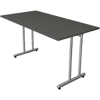 Kerkmann Büromöbelfabrik - bureau Smart 140x70cm antraciet