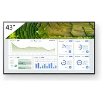Sony Pro Bravia (3840 x 2160 Pixels, 43"), Digitale bewegwijzering, Zwart