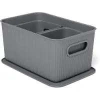 Famanu Opbergboxen, set van 3 stuks met deksel, BPA-vrij en veelzijdig