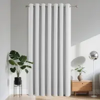 Famanu – Verduisteringsgordijn voor binnenruimtes - 1 stuk - thermo - gordijn met ogen - voor moderne slaapkamer - woonkamer
