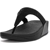 FitFlop Lulu Toepost Slippers - Hotfix ZWART 36