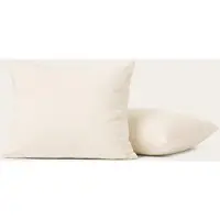 HappyBed Kussenslopen Taupe 80x80 cm - Kussensloop set 2 stuks - 100% Katoen - Ultieme slaapcomfort
