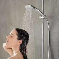Famanu – Waterbesparende handdouche 6 l/min, compact formaat, chroom afwerking
